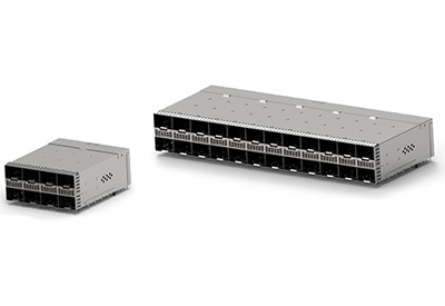 TE Connectivity: zSFP+ Stacked Belly-to-Belly Connectors