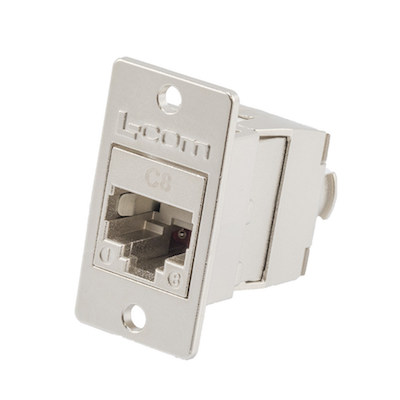 L-com Category 8 Tool-less Keystone Jacks and RJ45 Plug with PoE++ Compliance
