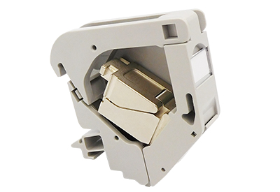 Stewart Connector Introduces a DIN Rail RJ45 Mounting Module