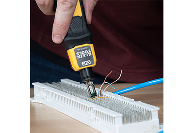 Klein Tools’ New Impact Punchdown Tool Easily Terminates and Cuts Wire in 1 Step