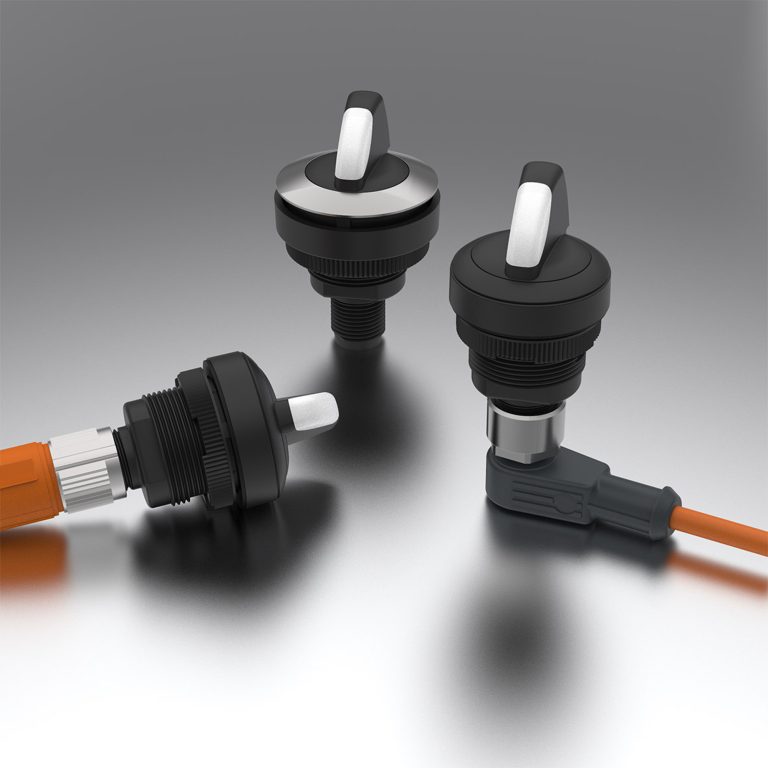 RAFI’s Sealed Selector Switches Simplify Assembly Via Integrated M12 Connectors