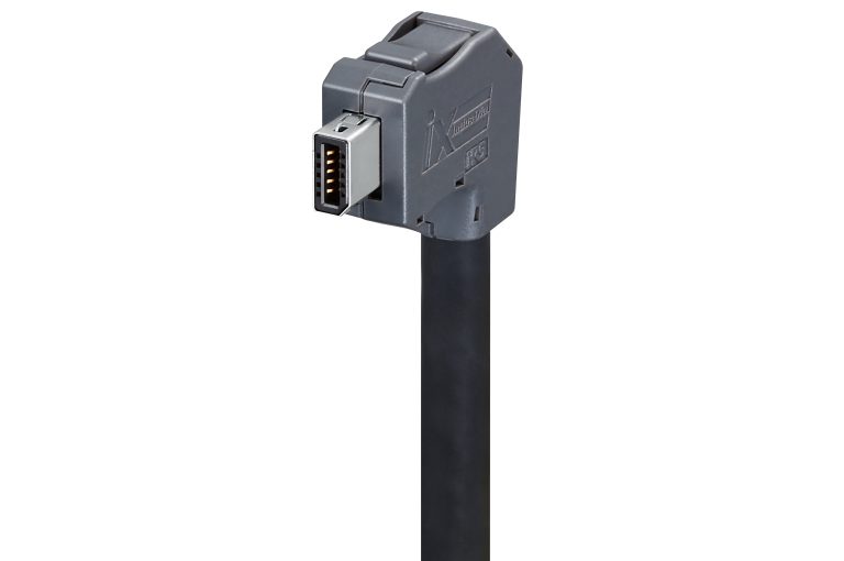 ix Industrial from Hirose Available in Space Saving Right Angle Plug