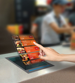 Germ-free Holographic Touch Interaction