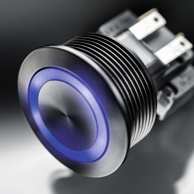 SCHURTER: Illuminated Switch with Modern Dead-Front