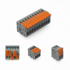 WAGO: Super-compact, Tool-free PCB Terminal Block with Lever Technology