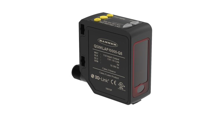 Banner Engineering: Q5X Time-of-Flight Sensor Now Available with 10-Meter Range