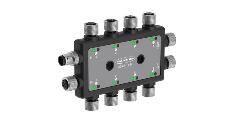 Banner Engineering: DXMR110 8-Port IO-Link Master