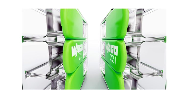 WAGO: 221 Series Splicing Connector With Levers Green Range