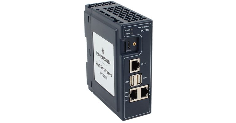Emerson: New PACSystems IPC 2010 Compact PC Built to Connect Industrial Floor to Cloud