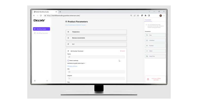 Emerson: DeltaV Workflow Management Next-Generation Software Streamlines Pharmaceutical Development, Accelerates Speed to Market