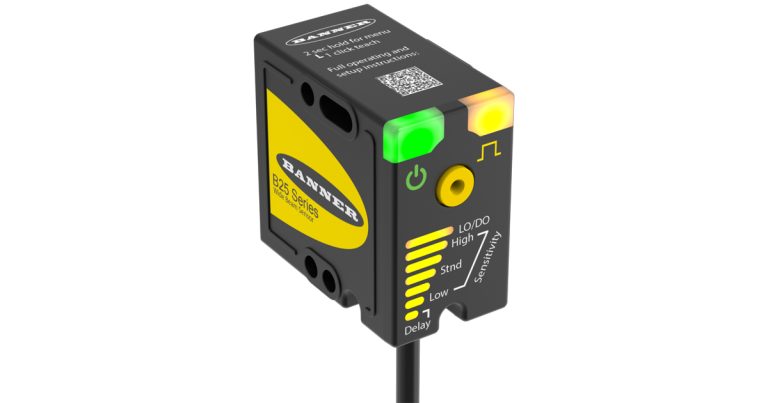 Banner Engineering: B25 Wide Beam Sensor – Reliable Wide-Beam Detection Gets More Packages to the Right Place at the Right Time