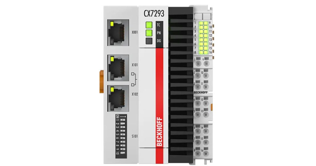 CX7293 Embedded PC With Arm Cortex-A9, PROFINET RT Device and Integrated I/Os