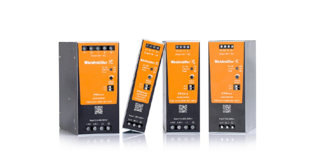 Weidmuller USA: New Line of PROeco II Power Supplies
