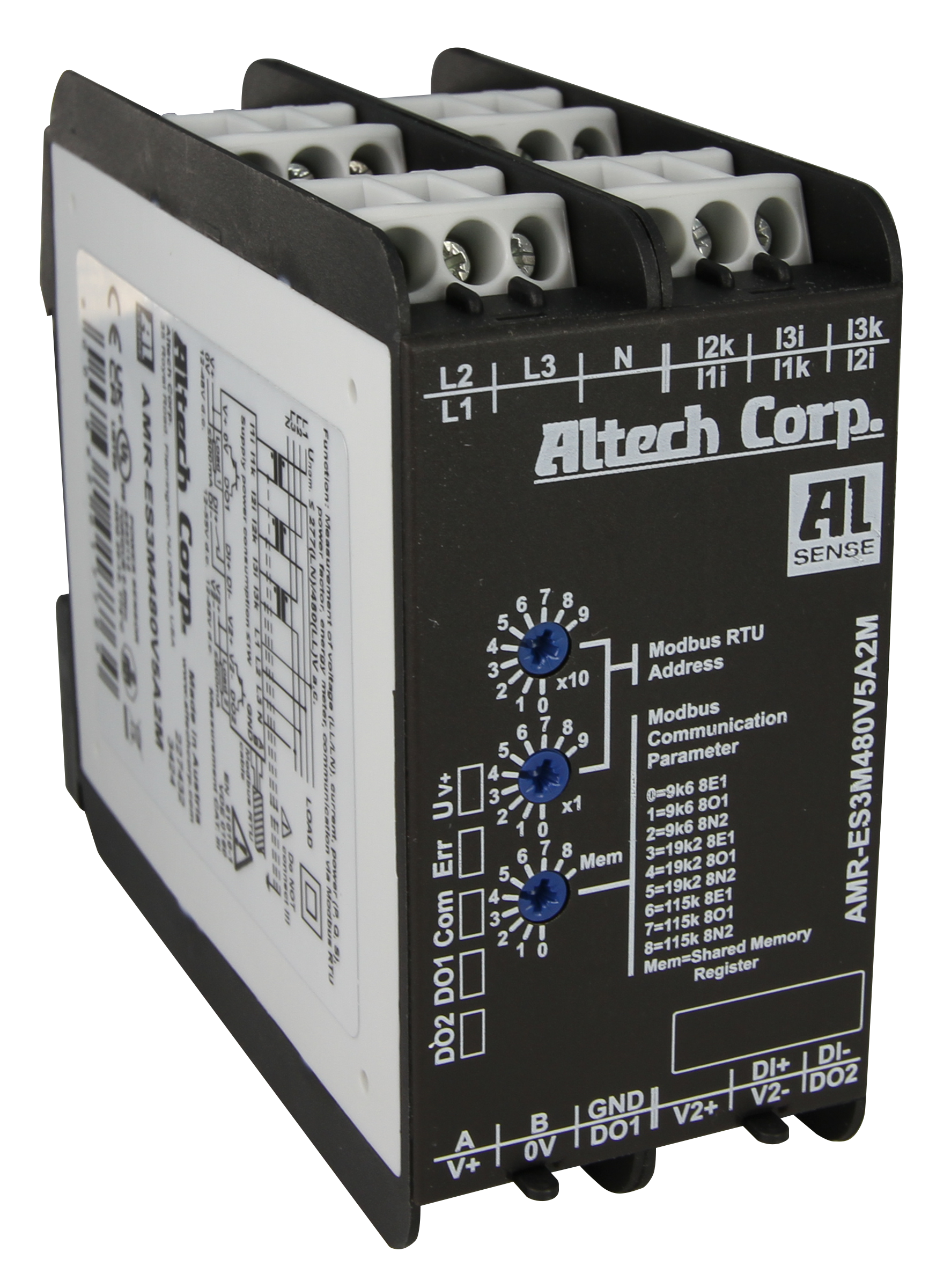 Altech Alsense Energy Monitor (AMR-ES3M480V5A2M)