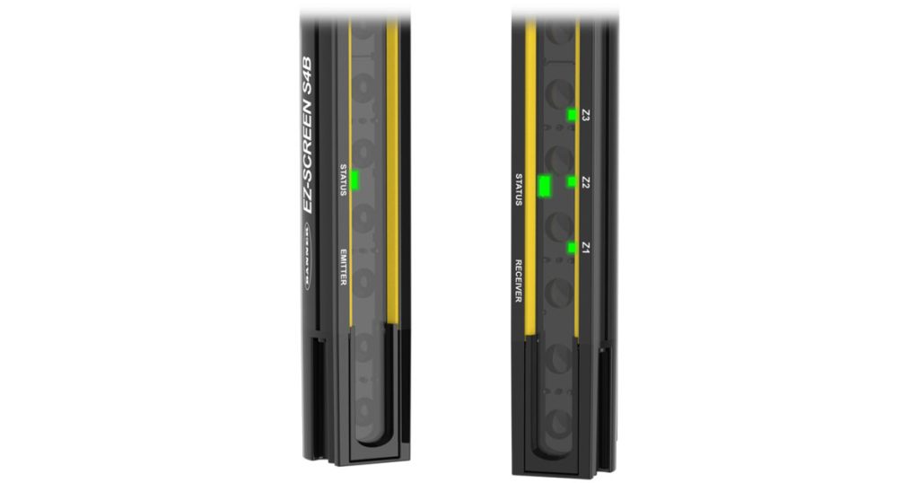 Banner Engineering: S4B Safety Light Curtains 14 mm Detection Resolution in More Lengths