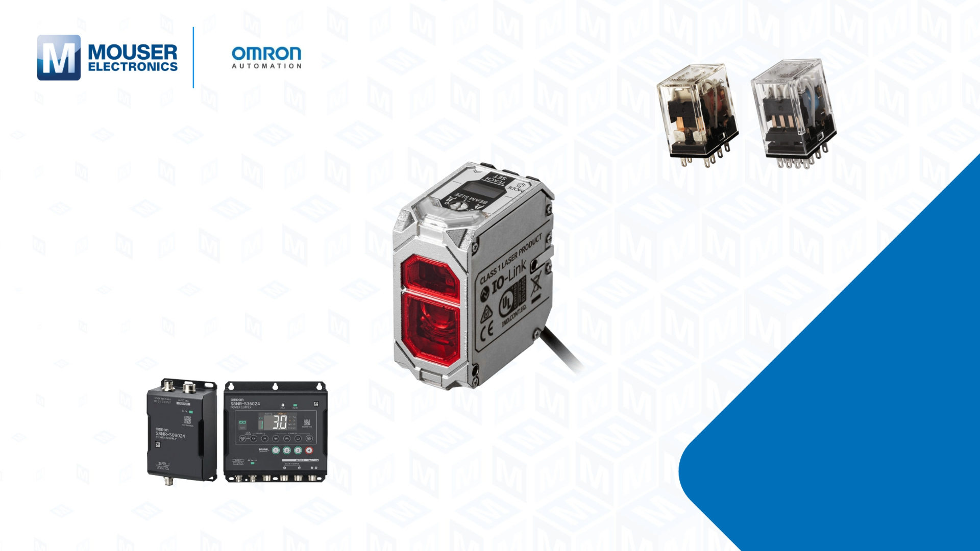 Authorized Distributor Mouser Electronics Stocking the Latest Products and Solutions from Omron Industrial Automation