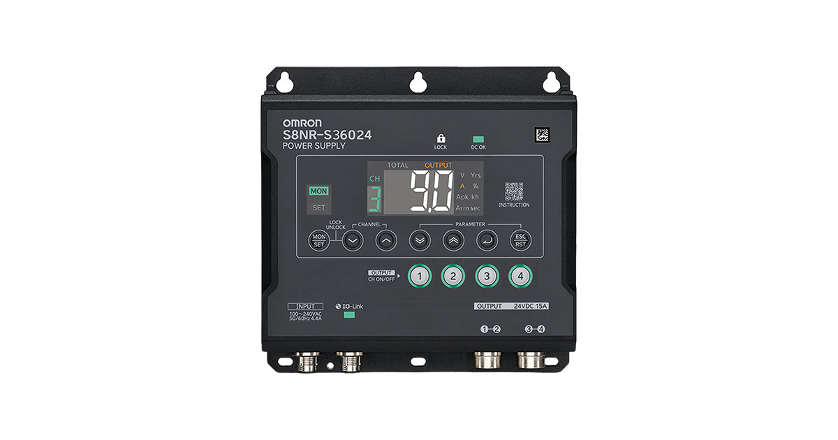 Omron: S8NR IP67 Power Supply
