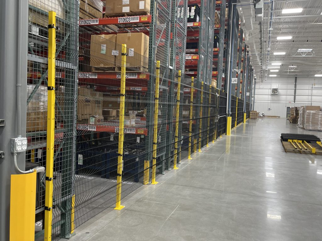 ragewire aisle separation partition spaceguard products